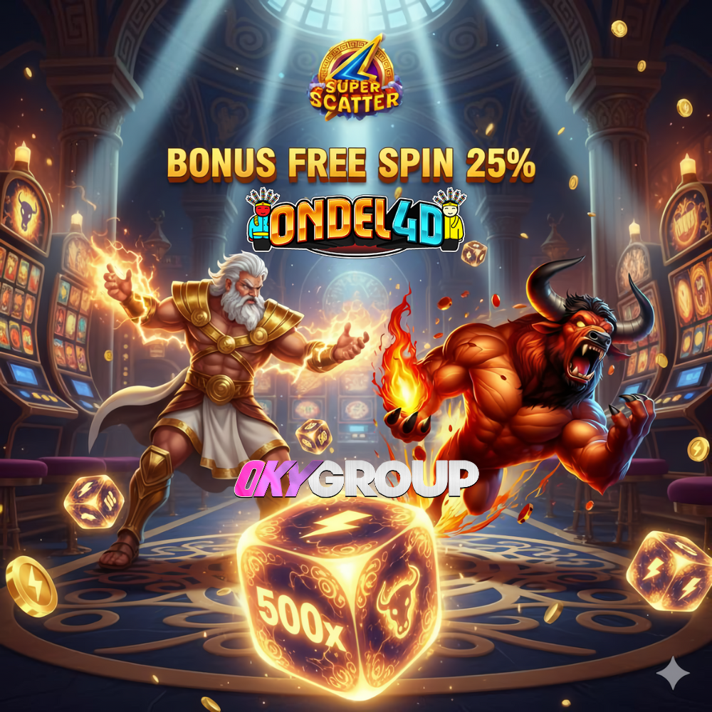 SUPER SCATTER BONUS FREE SPIN 25% HANYA DI ONDEL4D